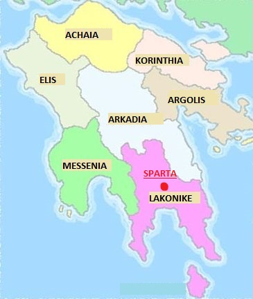 Sparta Karte